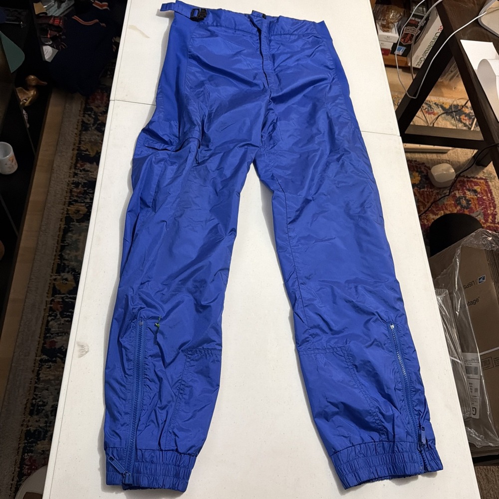 Vintage Y2K Nevica Pro Snow Ski Pants Blue Sz 42!